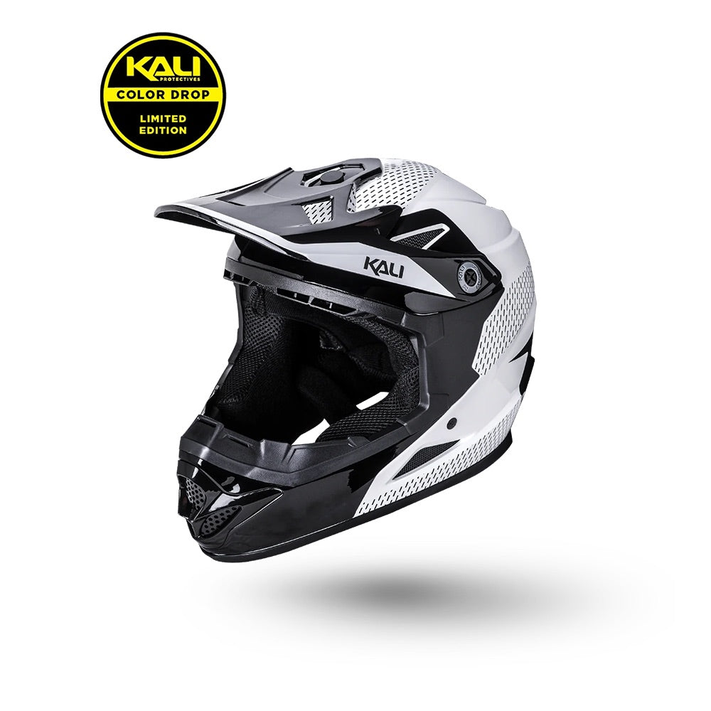 Kali Zoka Full Face Helmet Gloss Black/White